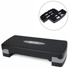 Степ - платформа MS 0534-5 черно-зеленая двухступенчатая фото 14