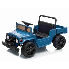 Детский электромобиль джип M 6308EBLR-4 синий с двумя моторами фото 71