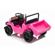 Детский электромобиль джип M 6308EBLR-8 розовый с двумя моторами фото 41