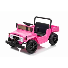 Детский электромобиль джип M 6308EBLR-8 розовый с двумя моторами фото 63
