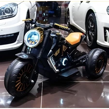 Детский электромотоцикл M 5048ELR-2 черный с двумя моторами и пультом управления фото 41