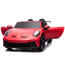 Двухместный детский электромобиль M 6111EBLR-3(24V) красный Porsche с EVA колесами фото 14