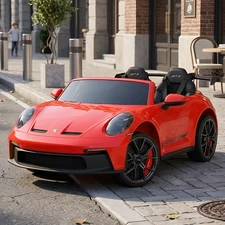 Двухместный детский электромобиль M 6111EBLR-3(24V) красный Porsche с EVA колесами фото 54