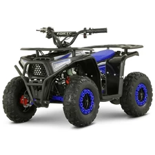 Квадроцикл на аккумуляторе HB-FFA1000-2-4 черно-синий мотор 1000 Вт