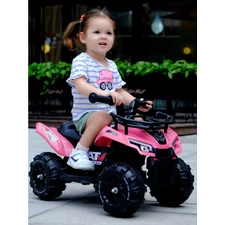 Детский квадроцикл M 6297ERL-7 оранжевый с пультом управления фото 41