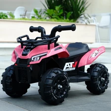 Детский квадроцикл M 6297ERL-8 розовый с пультом управления купить