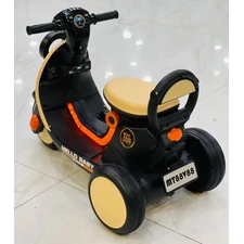 Детский мотоцикл скутер M 6298BR-13 бежевый с пультом фото 41