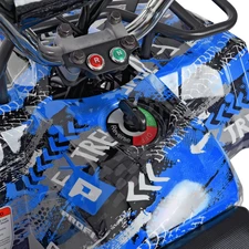 Подростковый квадроцикл HB-ATV1000AS-2-7 черно-оранжевый мотор 1000W фото 71