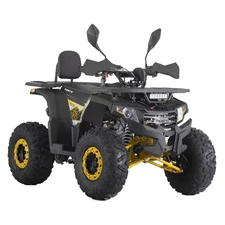 Квадроцикл Prof1 HB-FFN1450-11-6 серо-желтый сиденье со спинкой