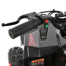 Квадроцикл на аккумуляторе HB-FFG1000-2-3 черно-красный мотор 1000W фото 71