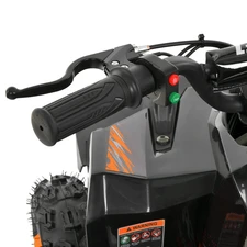 Квадроцикл на аккумуляторе HB-FFG1000-2-7 черно-оранжевый мотор 1000W фото 71