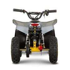 Квадроцикл на аккумуляторе HB-FFG1000-11-6 серо-желтый мотор 1000W фото 41
