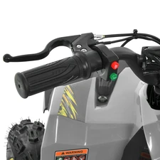 Квадроцикл на аккумуляторе HB-FFG1000-11-6 серо-желтый мотор 1000W фото 71