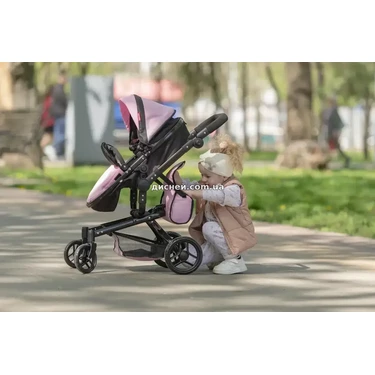 Коляска для ляльки Carrello Fortuna 9695 Purple фіолетова 2 в 1 з