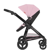 Коляска для куклы 2 в 1 Carrello Ultra 9696 Pink розовая с сумочкой фото 14