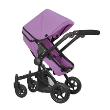 Коляска для куклы Carrello Maestro 9651B Purple 2 в 1 фиолетовая с сумочкой фото 14