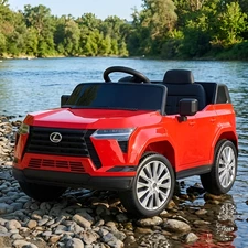 Детский электромобиль M 6301EBLR-3 красный Lexus с мягким сиденьем