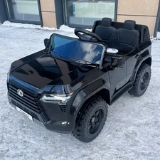 Детский электромобиль M 6301EBLR-2 черный Lexus с мягким сиденьем фото 37