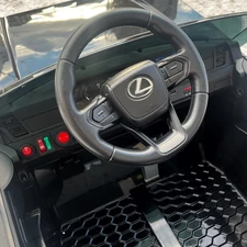 Детский электромобиль M 6301EBLR-11 серый Lexus с мягким сиденьем фото 71