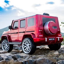 Детский электромобиль M 4214EBLRS-3 красный в автопокраске Mercedes фото 37