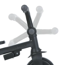 Велосипед с родительской ручкой MT 1036 black черный беговел фото 16