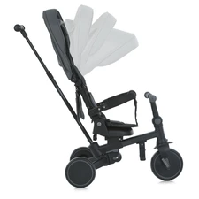 Велосипед с родительской ручкой MT 1036 black черный беговел фото 15