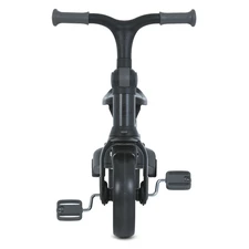 Велосипед с родительской ручкой MT 1036 black черный беговел фото 41