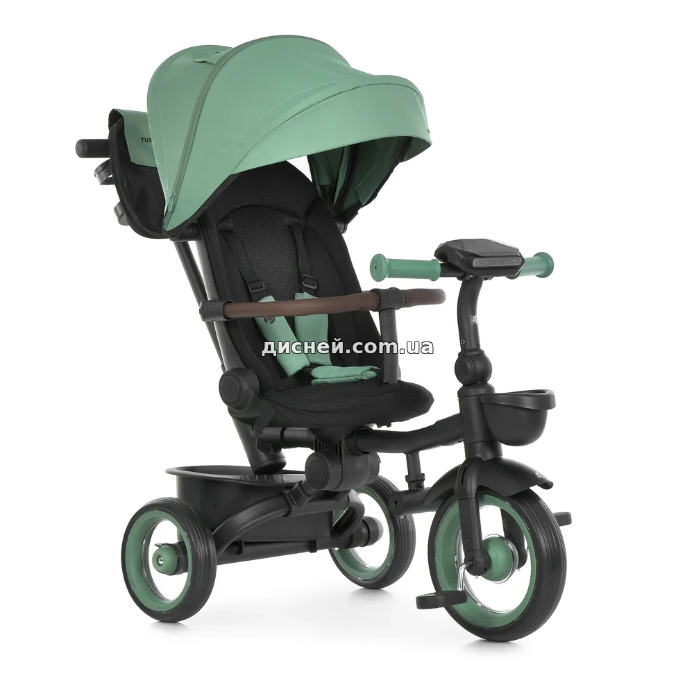 Трехколесный велосипед MT 1038-1 Sea Green зеленый с фарой