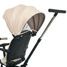 Трехколесный велосипед MT 1038-1 Nougat Beige бежевый с фарой фото 11