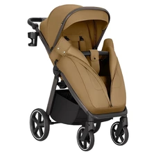 Прогулочная коляска Carrello Bravo SL Deluxe CRL-5520 Copper Beige коричневая с подстаканником купить