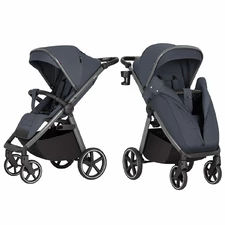 Прогулочная коляска Carrello Bravo SL Deluxe CRL-5520 Thunder Grey серая с подстаканником фото 41