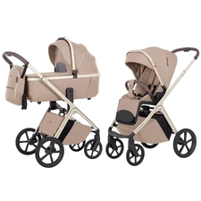 Универсальная коляска 2 в 1 Carrello Vector CRL-6550 Walnut Beige бежевая фото 14