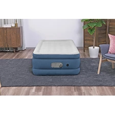 Надувная велюр кровать Intex 6713P размеры 191 х 97 х 46 см фото 14