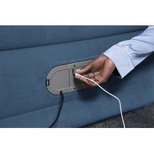 Надувная велюр кровать Intex 6713P размеры 191 х 97 х 46 см фото 11