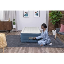 Надувная велюр кровать Intex 6713P размеры 191 х 97 х 46 см купить