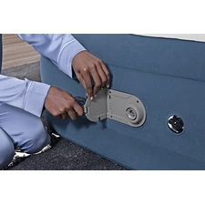 Надувная велюр кровать Intex 6713P размеры 191 х 97 х 46 см фото 86