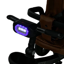 Трехколесный велосипед с ручкой El Camino Vector ME 1162-1 Magnet Gray темно-серый фото 16