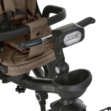 Трехколесный велосипед с ручкой El Camino Vector ME 1162-1 Magnet Gray темно-серый фото 32