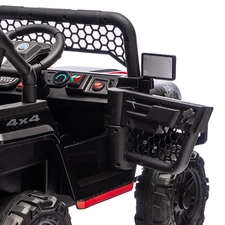 Детский электромобиль джип M 6325EBLR-1 белый с мягким сиденьем фото 63