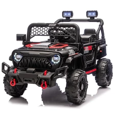 Детский электромобиль джип M 6325EBLR-2 черный с мягким сиденьем купить