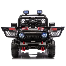 Детский электромобиль джип M 6325EBLR-3 красный с мягким сиденьем фото 14