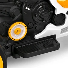 Детский мотоцикл на аккумуляторе M 6307EL-6 желтый 2 мотора 25W фото 16