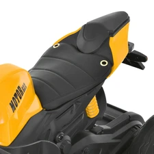Детский мотоцикл на аккумуляторе M 6307EL-6 желтый 2 мотора 25W фото 11