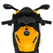 Детский мотоцикл на аккумуляторе M 6307EL-6 желтый 2 мотора 25W фото 92