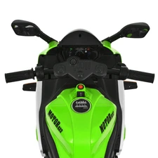 Детский мотоцикл на аккумуляторе M 6307EL-5 зеленый 2 мотора 25W фото 16