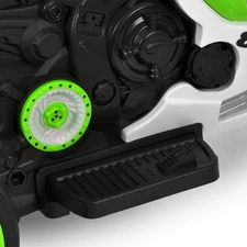 Детский мотоцикл на аккумуляторе M 6307EL-5 зеленый 2 мотора 25W фото 11