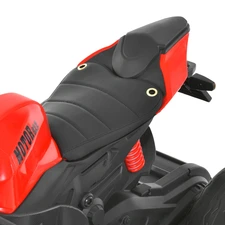 Детский мотоцикл на аккумуляторе M 6307EL-3 красный 2 мотора 25W фото 16