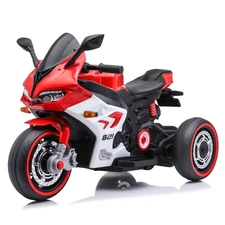 Детский мотоцикл на аккумуляторе M 6307EL-3 красный 2 мотора 25W купить