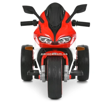 Детский мотоцикл на аккумуляторе M 6307EL-3 красный 2 мотора 25W