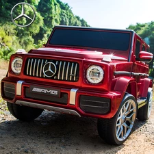 Детский электромобиль джип M 6236EBLRS-3 красный Mercedes автопокраска купить